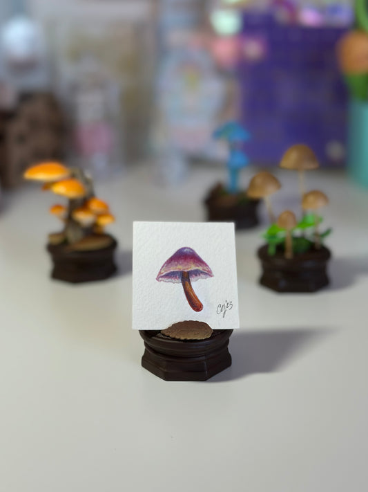 Micro Mini Mushroom Bleeding Fairy Helmet